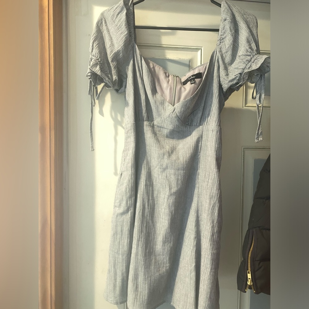 Lulus pinstriped dress